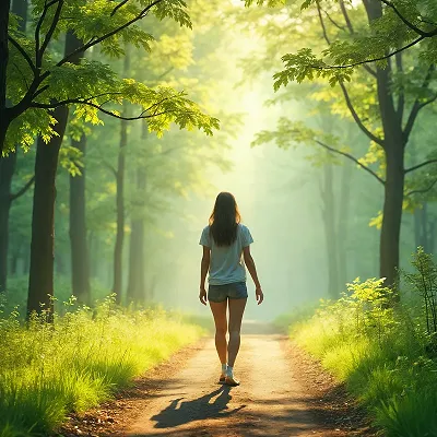 Female Walking Addiction Theraphy